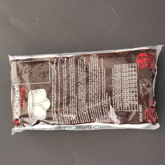 Vintage 1987 Jockey Classic White Briefs Mens Sz 34 Made In USA 3 Pack  NOS - Picture 3 of 9